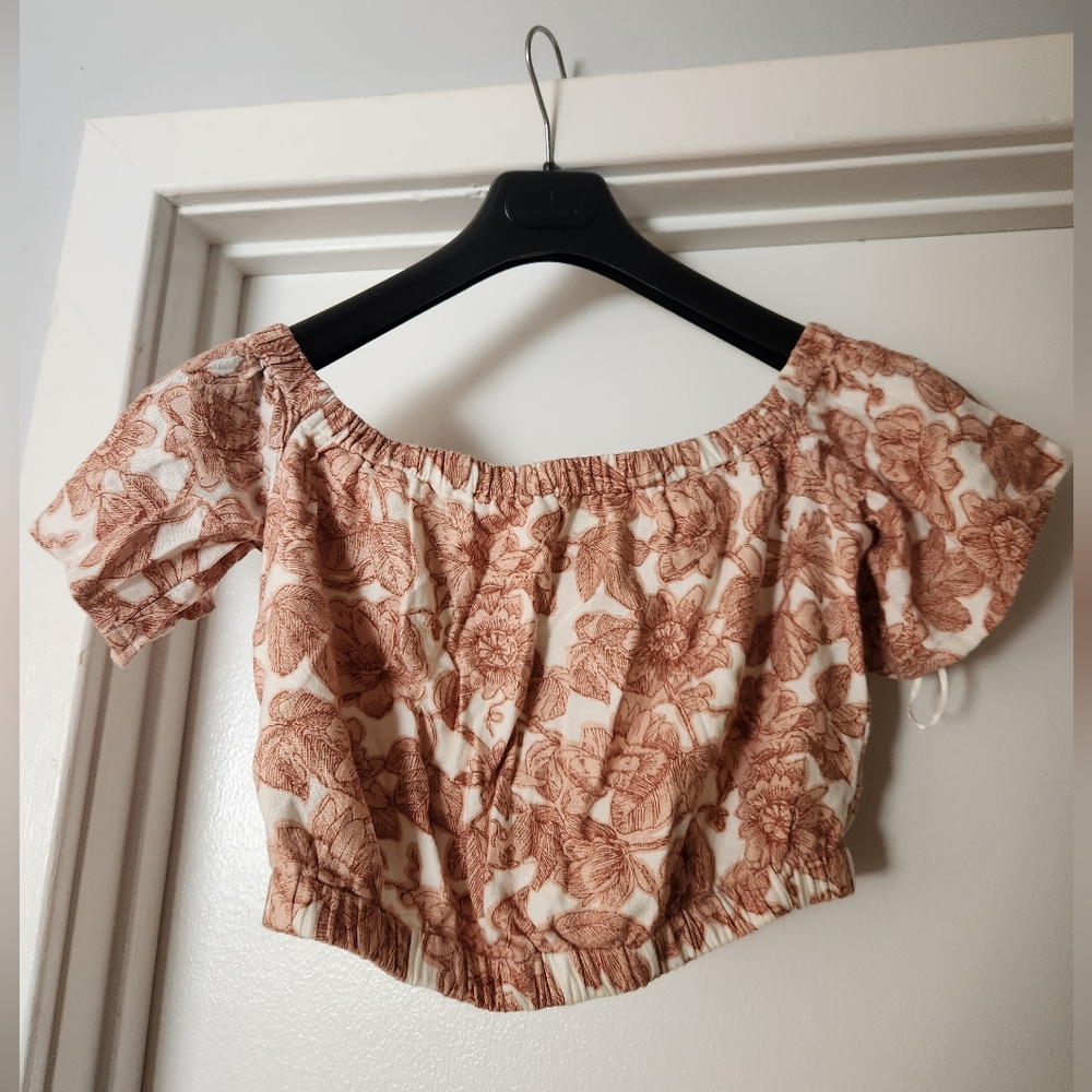 Abercrombie floral, small, pink and white